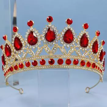 Свадебная корона, свадебные танцевальные аксессуары, женские праздничные аксессуары, доступны в нескольких цветах 15.2CM