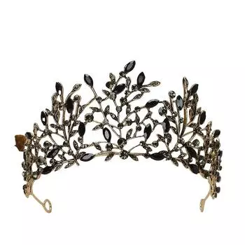 Свадебная корона ювелирные изделия барокко средневековое свадебное платье сплав горный хрусталь тиара аксессуары для волос