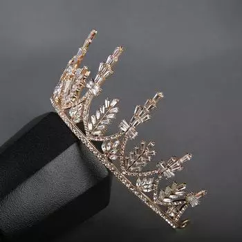 Свадебная корона ювелирные изделия принцесса производительность корона украшения для волос женская большая корона сплав жемчуг головной убор оптовая продажа