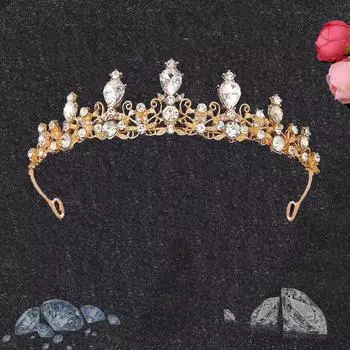 Свадебная корона в стиле барокко, ретро, повязка на голову, корона для волос, старинный стиль, женская высококачественная повязка на голову, аксессуары для волос