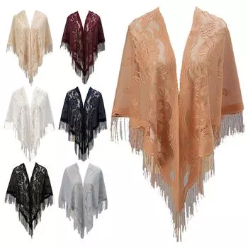 Свадебная накидка-накидка с прозрачной накидкой и накидкой на плечи для свадебного платья подружки невесты One Size