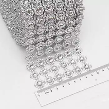 Свадебная обертка, серебряная блестящая вечеринка, лента со стразами, свадебная обертка, бриллиантовая сетка с бриллиантами, лента из сетки, лента со стразами, ромбовидная сетка, сетчатая лента ручной работы