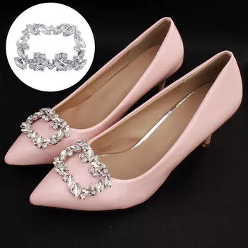 Свадебная обувь с пряжкой и клипсой, ювелирные аксессуары, женские подарочные сандалии, очаровательное украшение для