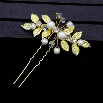 Свадебная подружка невесты с кружевными цветами из искусственного жемчуга, головной убор, шпилька розовый