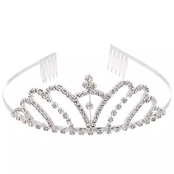 Свадебная повязка на голову невесты, украшение в виде короны принцессы, тиары и аксессуары для волос