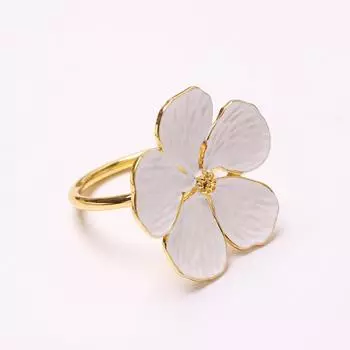 Свадебная простая салфетка сливы салфетка 5 лепестков счастливый цветок кольцо для салфеток кольцо для салфеток 1pcs