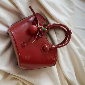 Свадебная сумка Cherry Love Portable Tote женская новинка 2024 года сумка через плечо