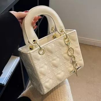 Свадебная сумка маленькая сумка женская сумка 2024 новая модная свадебная сумочка красная сумка-мессенджер принцессы Дианы свадебная сумка невесты чёрный