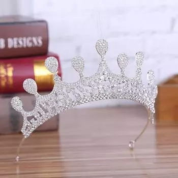 Свадебная тиара большая корона новый стиль Чжао Лиин тот же сплав полная бриллиантовая корона принцессы свадебное платье в корейском стиле