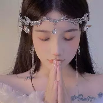 Свадебная тиара для волос, хрустальная свадебная тиара, Корона, серебряный цвет, диадема, вуаль, диадемы, свадебные аксессуары для волос, головные уборы, украшения на голову золотой