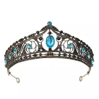 Свадебная тиара невесты, аксессуары для свадебного платья, повязка на голову из сплава со стразами, Корона на день рождения, аксессуары для волос