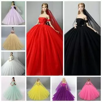 Свадебное платье для куклы мечты Элегантная леди BJD Кукольная одежда Костюм для куклы MH CD FR SD Style 4