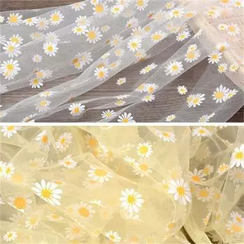 Свадебное платье Юбка Фотография Фон Ткань Одежда Марлевая ткань Маленькая Дейзи DIY 100*150cm