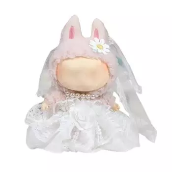 Свадебное платье Одежда для забавных кукол, Аниме плюшевые игрушки и милые аксессуары, милая одежда для кукол One Size