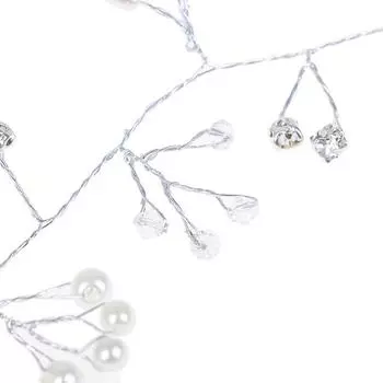 Свадебные аксессуары для волос шиньоны тиара женская свадебная головная повязка тиара бусины