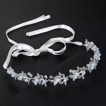Свадебные аксессуары Красивая повязка на голову в виде звезды со стразами из сплава Головной убор для банкета Аксессуары для волос для вечеринки серебряный