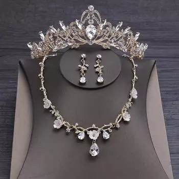 Свадебные аксессуары свадебная повязка на голову сплав барокко горный хрусталь корона фотография фото аксессуары для волос свадебная корона