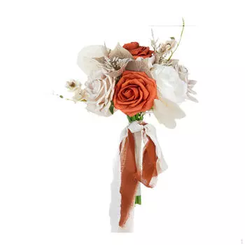 Свадебные букеты невесты с цветами в руках Искусственные украшения для невесты