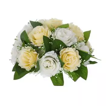 Свадебные цветочные шары для украшения центра стола, искусственные цветочные шары, искусственные розы для свадебной вечеринки, дня святого Валентина разноцветный