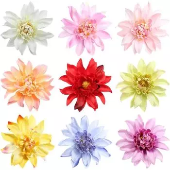 Свадебные мероприятия Цветочные заколки для волос Большие заколки для волос Модные искусственные заколки для волос Пляжные вечеринки красный