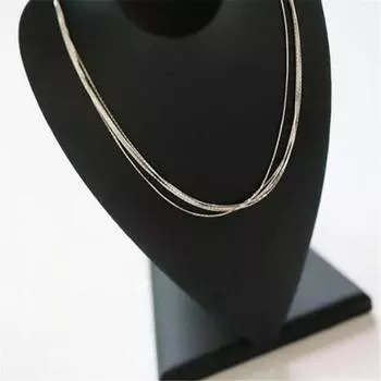 Свадебные ожерелья ручной работы из настоящего стерлингового серебра 925 пробы с многослойной цепочкой на ключицу для женщин, женские серебряные ювелирные изделия 925 пробы N090