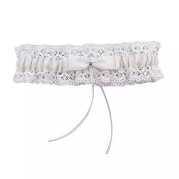 Свадебные подвязки, кружевные подвязки с бантом, свадебный сексуальный кружевной пояс, кольца на ноги для женщин и девочек, вечерние аксессуары, подарки светло-синий