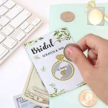 Свадебные скретч-карты Счастливая свадьба Игра Атмосфера вечеринки Декор Реквизит Игра Юбилей Товары Невеста Одинокая вечеринка Декор