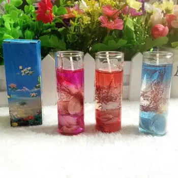 Свадебные свечи Ocean Shells с желейным маслом