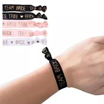 Свадебные украшения Браслет для вечеринки по случаю девичника Невеста Будущая невеста Декор Аксессуары для повязки на руку Девичник Свадебный душ