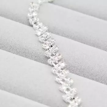 Свадебные украшения для выпускного вечера, блестящие стразы, элегантное ожерелье, серьги, комплект, подарок