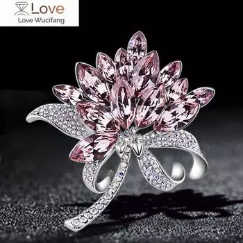 Свадебные украшения Кристаллы из Австрии Премиум Подарочные пальто Корсаж Аксессуары Декоративные цветы Броши