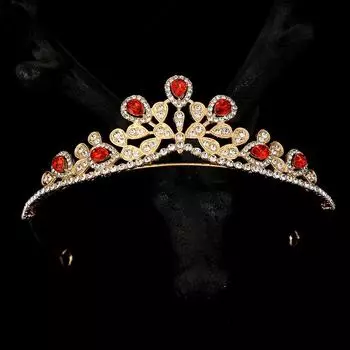 Свадебные украшения, свадебные аксессуары, повязка на голову, тиара из сплава со стразами, корона на день рождения, аксессуары для волос