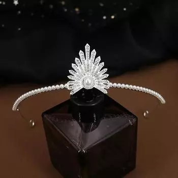 Свадебные украшения свадебный головной убор детский праздничный аксессуар для волос взрослый праздничный наряд на день рождения головной убор жемчужная корона повязка на голову