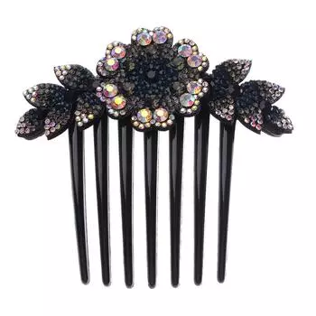 Свадебные заколки для волос Аксессуары для волос Зажимы-слайдеры Заколки для волос Расческа для волос Зажимы для волос чёрный
