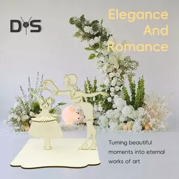 Свадебный держатель для салфеток DIY Женское платье Подставка для салфеток Деревянный обеденный стол Органайзер для бумажных полотенец Диспенсер для украшения рабочего стола Рождественский подарок