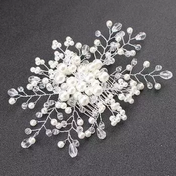 Свадебный диск для волос, жемчужный гребень для волос, свадебные аксессуары для волос, прямые продажи