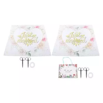 Свадебный фон для фотосъемки в стиле бохо с сердечками для фотобаннера для помолвки, девичника Without Gift Box