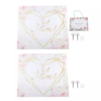 Свадебный фон «Любовь» из полиэстера, романтический, быстрая установка, свадебный фон в виде сердца для помолвки Without Gift Box