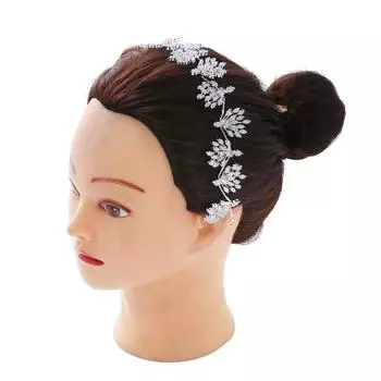 Свадебный головной убор, роскошная повязка на голову с цирконием, аксессуары для волос, высококачественная повязка на голову ручной работы, новые аксессуары