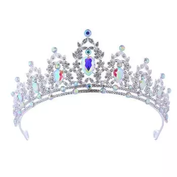 Свадебный головной убор с короной, повязка на день рождения, свадьбу, аксессуары, королевский свадебный головной убор из сплава, аксессуары для волос, корона