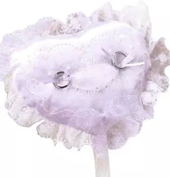 Свадебный комплект Hamanaka Подушка для колец с вышивкой Aurora H431-122