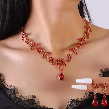 Свадебный комплект из двух предметов, популярные украшения со стразами оптом, свадебное платье, аксессуары для волос, ювелирные изделия