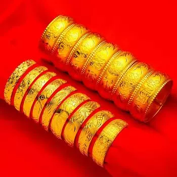 Свадебный комплект ювелирных изделий, аксессуары, новые тонкие браслеты с драконом и фениксом для невест one size(16-22CM)