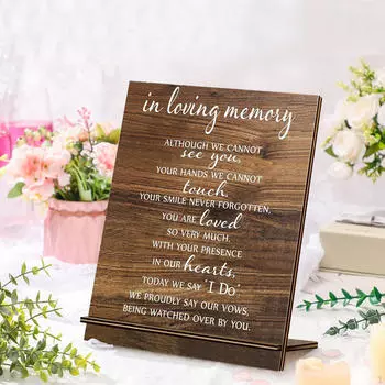 Свадебный мемориальный стол, табличка, признание в любви, украшение, элегантный, деревянный, украшение для вечеринки