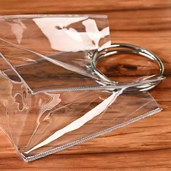 Свадебный подарок-компаньон, подарочная сумка с цветами, круглая модная сумка для покупок, прозрачная сумка из ПВХ, свадебная сумка для конфет 18*10*20CM золотой