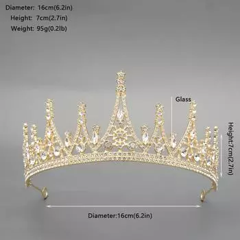 Свадебный венец, роскошные аксессуары для волос, головной убор, свадебная фата, аксессуары