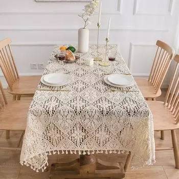 Свадебный жаккардовый настольный флаг, ткань-покрывало для журнального столика и обувницы, салфетка-концовка, готовая новогодняя скатерть, искусство 60*60cm