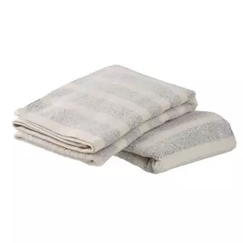 Swallow Towel Founded in 1909 Senshu Towel Made in Japan Bath Towel Set of 2 Quick Drying Border Organic Cotton Instant Absorption Easy to Dry Room
