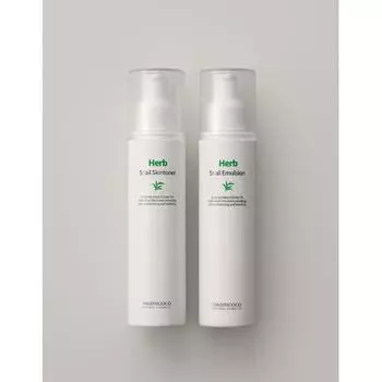 Swanicoco Herb Snail Skin Toner 120мл+эмульсия 120мл Набор