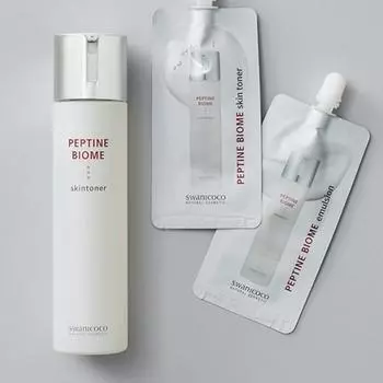 [Swanicoco] Пептидный биом тонер для кожи 130мл (+Пептидный биом для кожи 10 мл + Лосьон 10 мл в подарок)